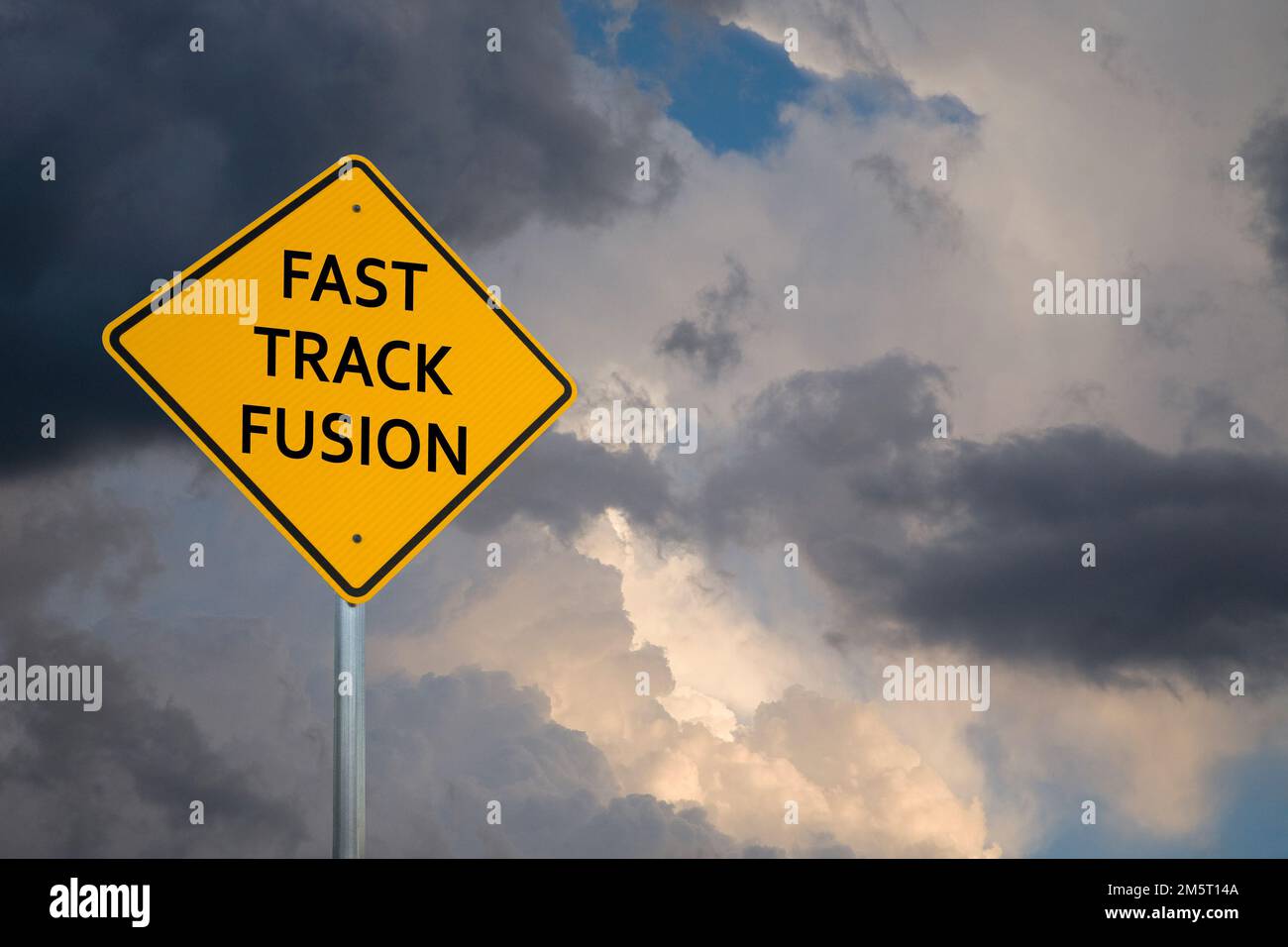 FAST TRACK FUSION  (Energy) Stock Photo