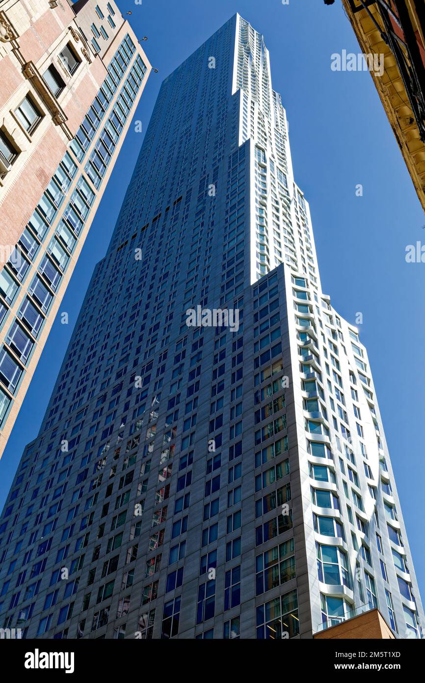 8 Spruce Street, aka Beekman Tower, aka New York by Gehry Stock Photo Alamy