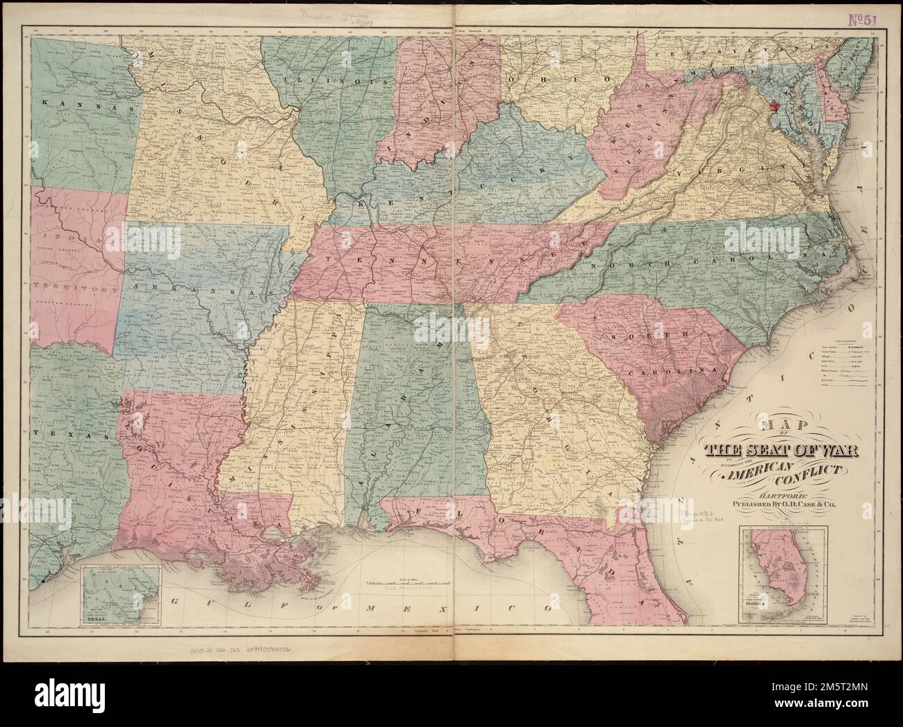 Map of Florida (USA) and inset map of Hillsborough County showing the