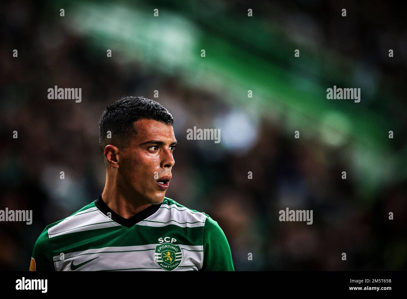 Lisbon, Portugal. 29th Dec, 2022. Pedro Porro of Sporting CP seen during the Liga Bwin match between Sporting CP and Paços de Ferreira at Estadio José Alvalade.(Final score: Sporting CP 3:0 FC Paços de Ferreira) (Photo by David Martins/SOPA Images/Sipa USA) Credit: Sipa USA/Alamy Live News Stock Photo