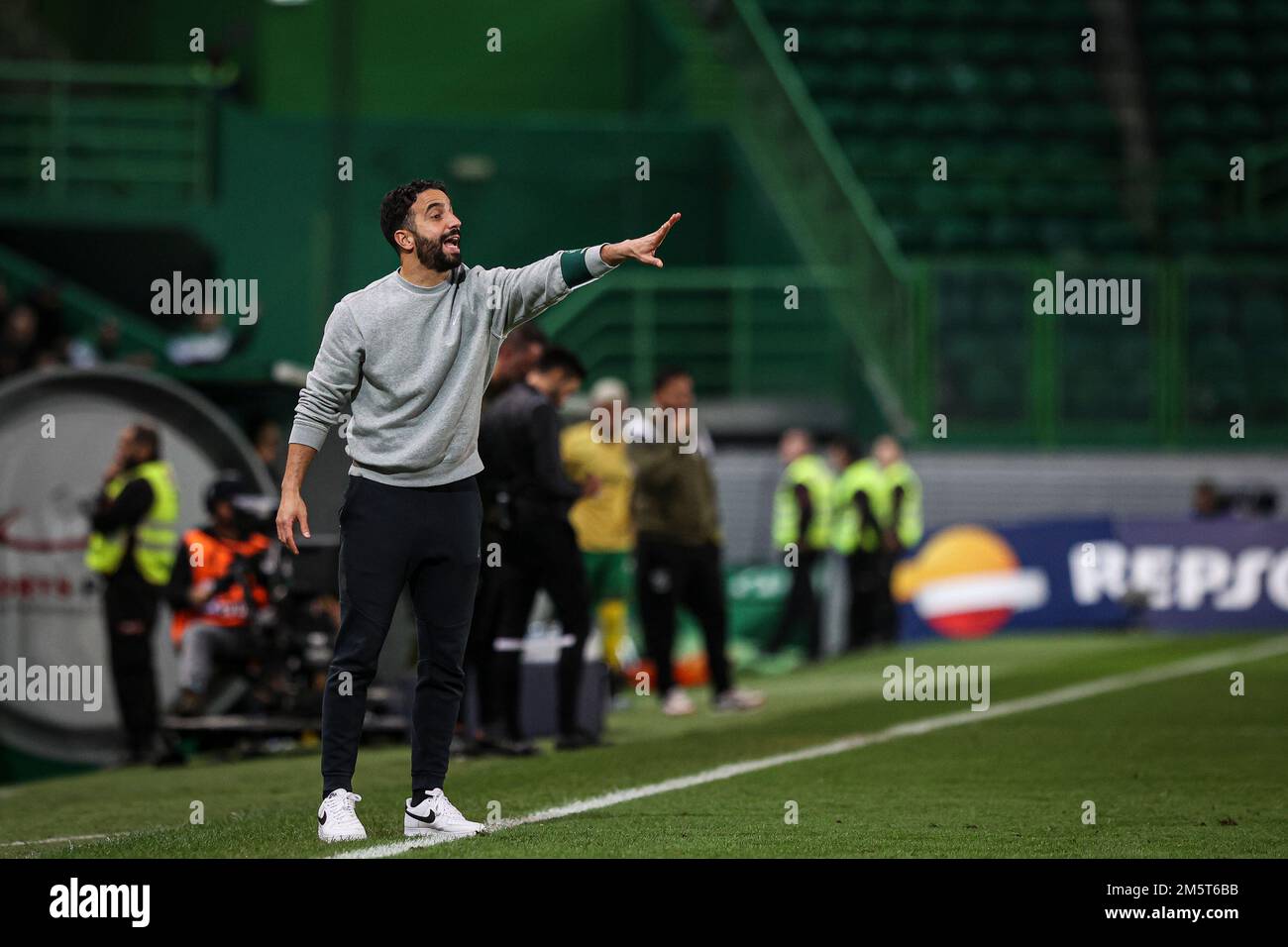 Lisbon, Portugal. 29th Dec, 2022. Coach Rúben Amorim of Sporting CP seen in action during the Liga Bwin match between Sporting CP and Paços de Ferreira at Estadio José Alvalade.(Final score: Sporting CP 3:0 FC Paços de Ferreira) (Photo by David Martins/SOPA Images/Sipa USA) Credit: Sipa USA/Alamy Live News Stock Photo