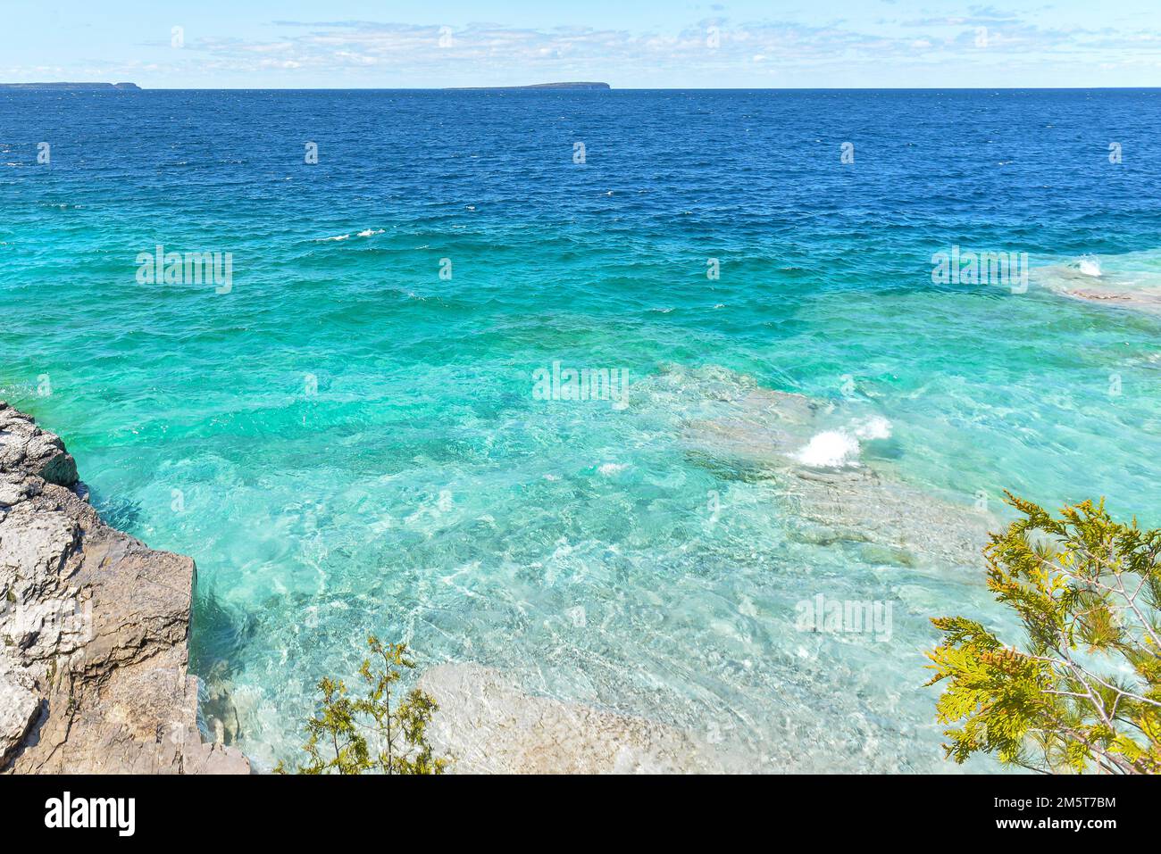 Beautiful landscape of bay in Bruce Peninsula national park