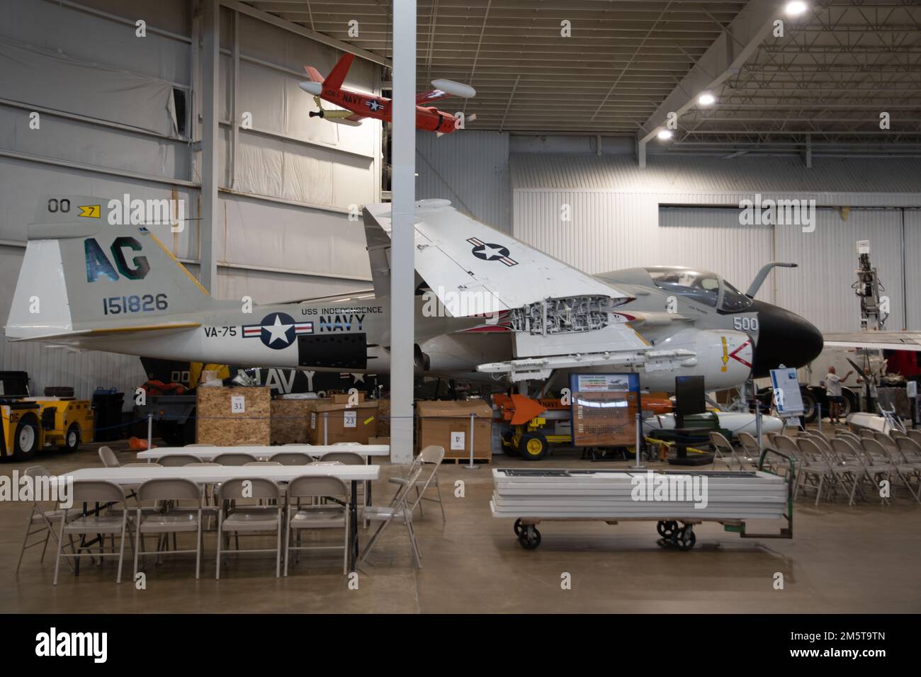 Aircraft Pavilion at USS ALABAMA Battleship Memorial Park in Mobil
