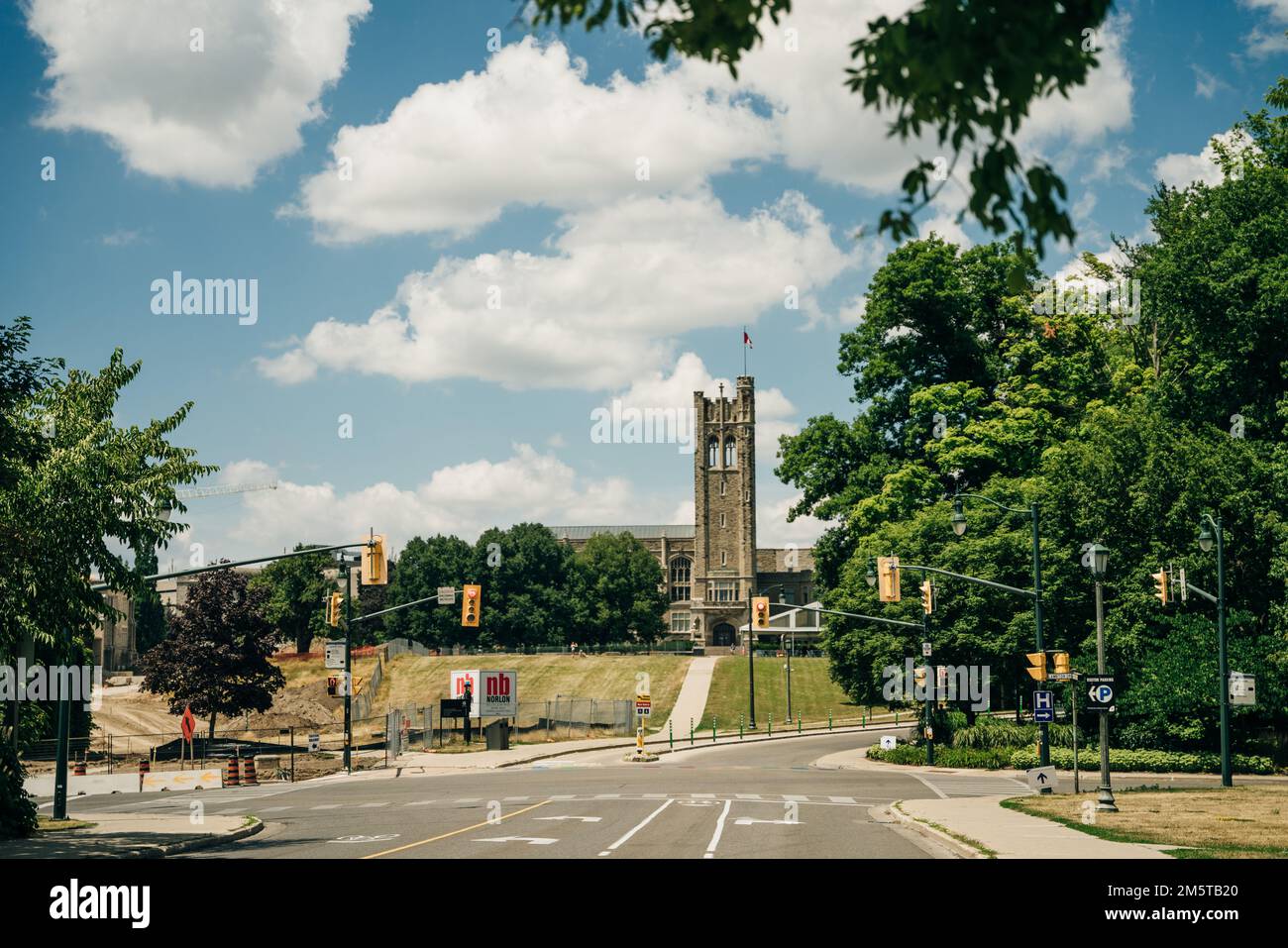 streets in London Ontario - oct 2022. High quality photo Stock Photo