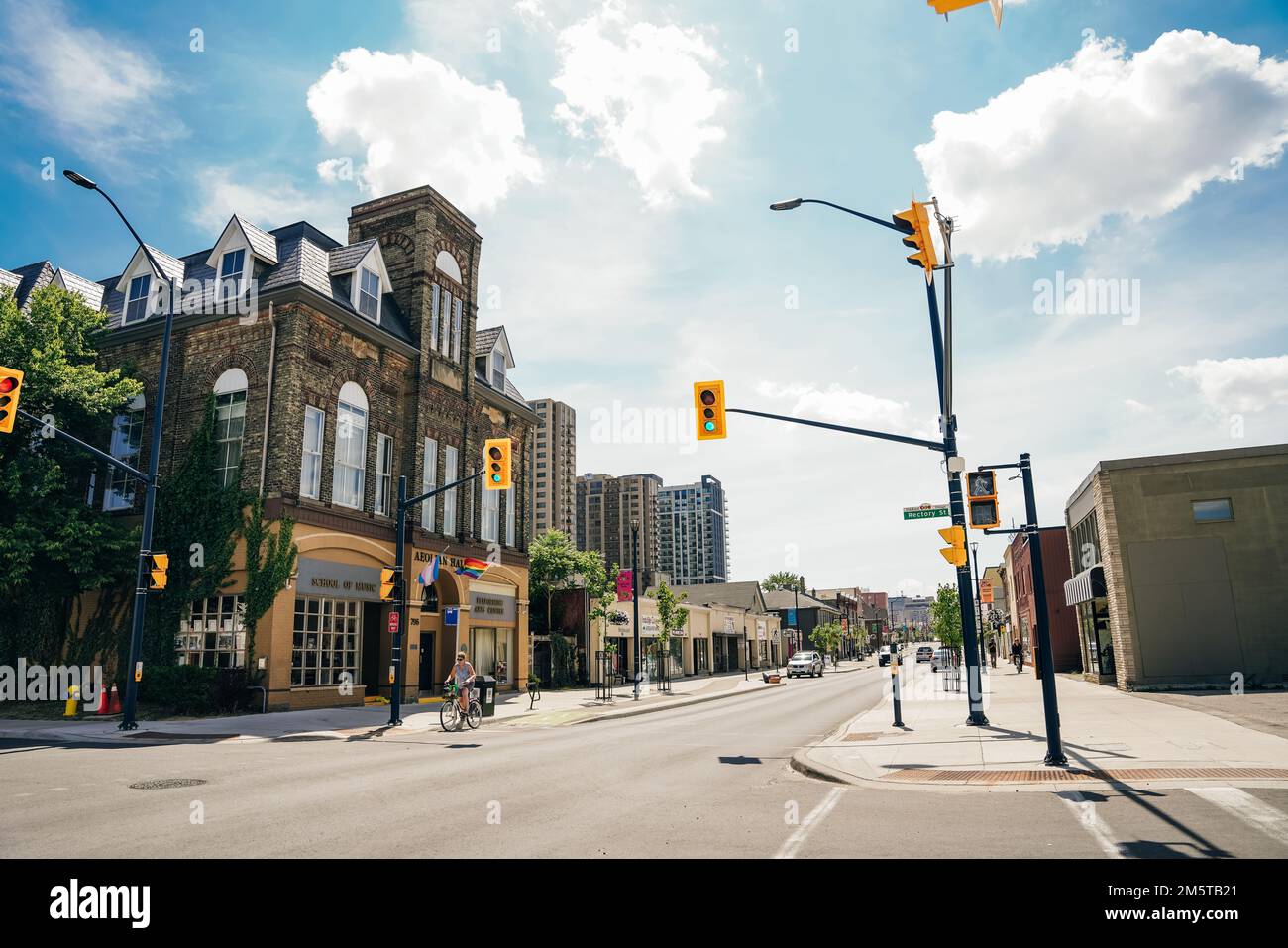streets in London Ontario - oct 2022. High quality photo Stock Photo