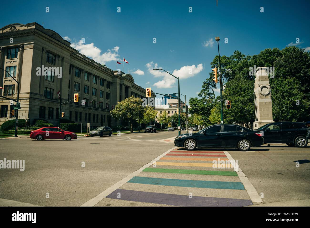 streets in London Ontario - oct 2022. High quality photo Stock Photo