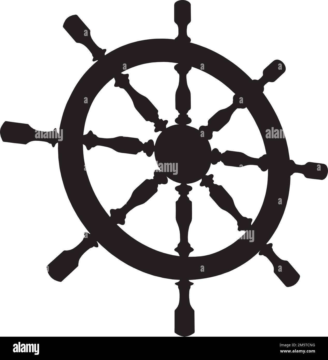 Helm Steering Wheel Vector Stock Vector Image & Art Alamy