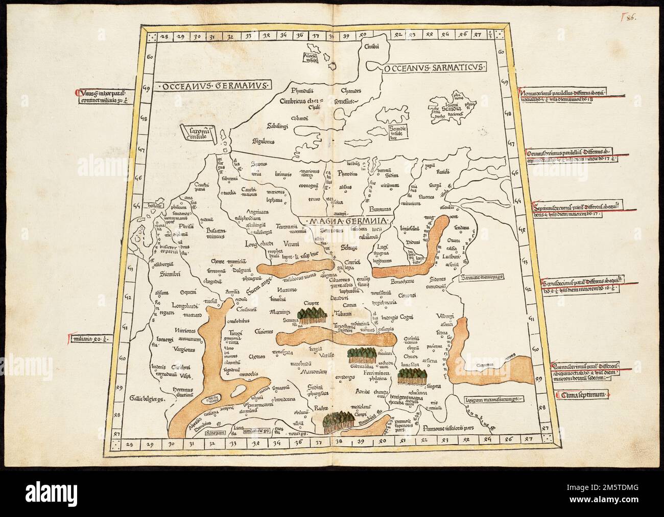 Ancient germania map hi-res stock photography and images - Alamy