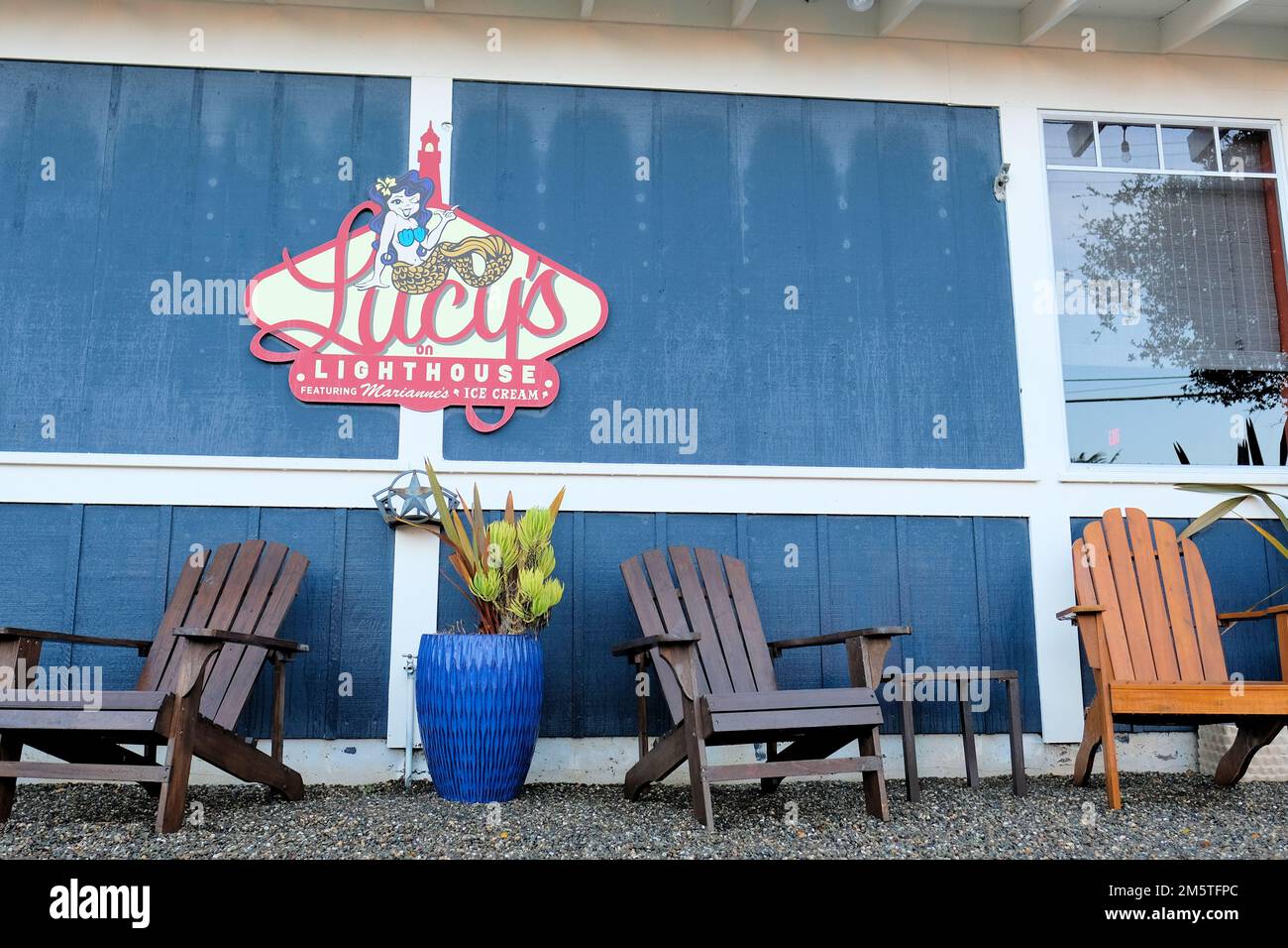 Lucy's on Lighthouse in Pacific Grove, California, USA; casual