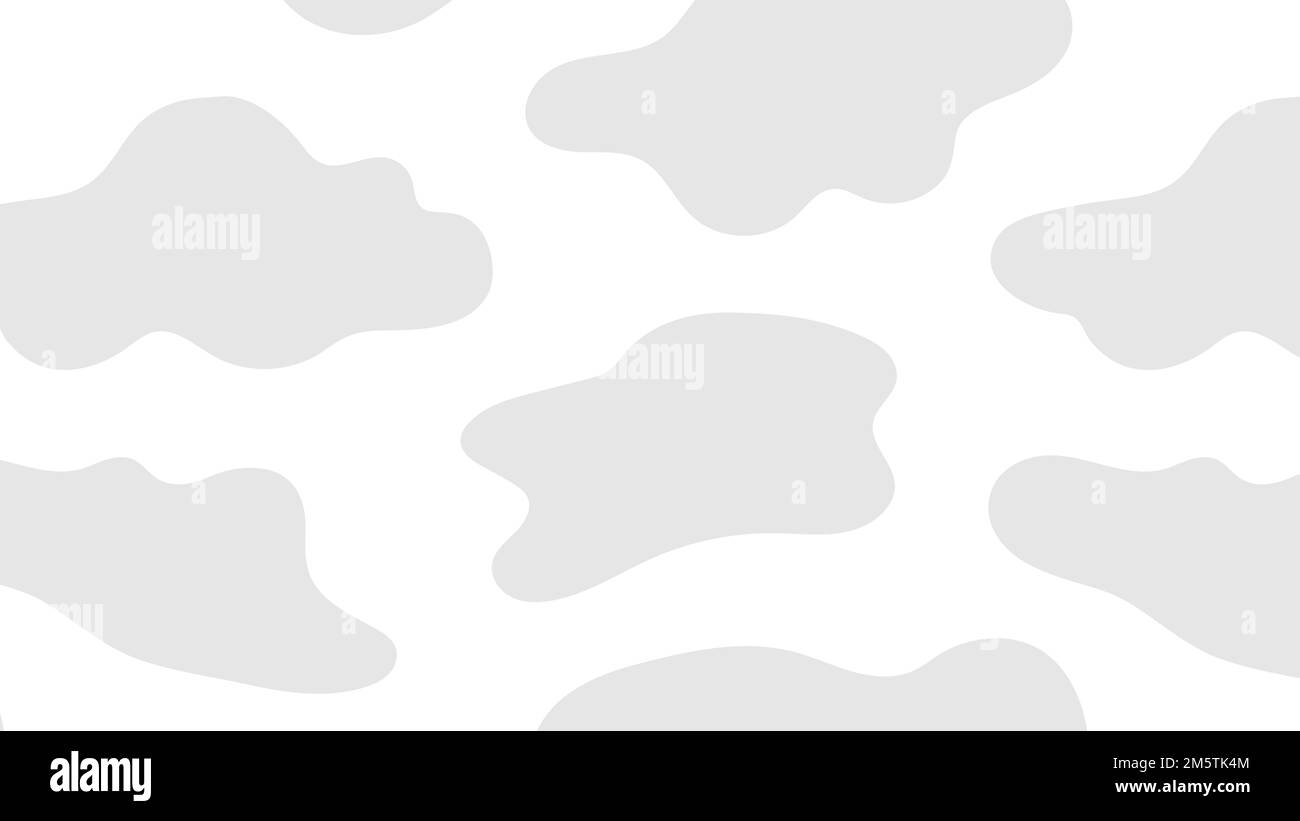 Light gray seamless cloud patterned background vector Stock Vector