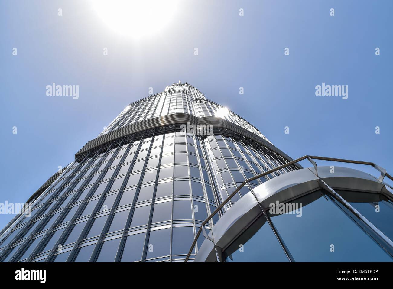 Burj Khalifa Dubai. This shot was taken from the observation deck at