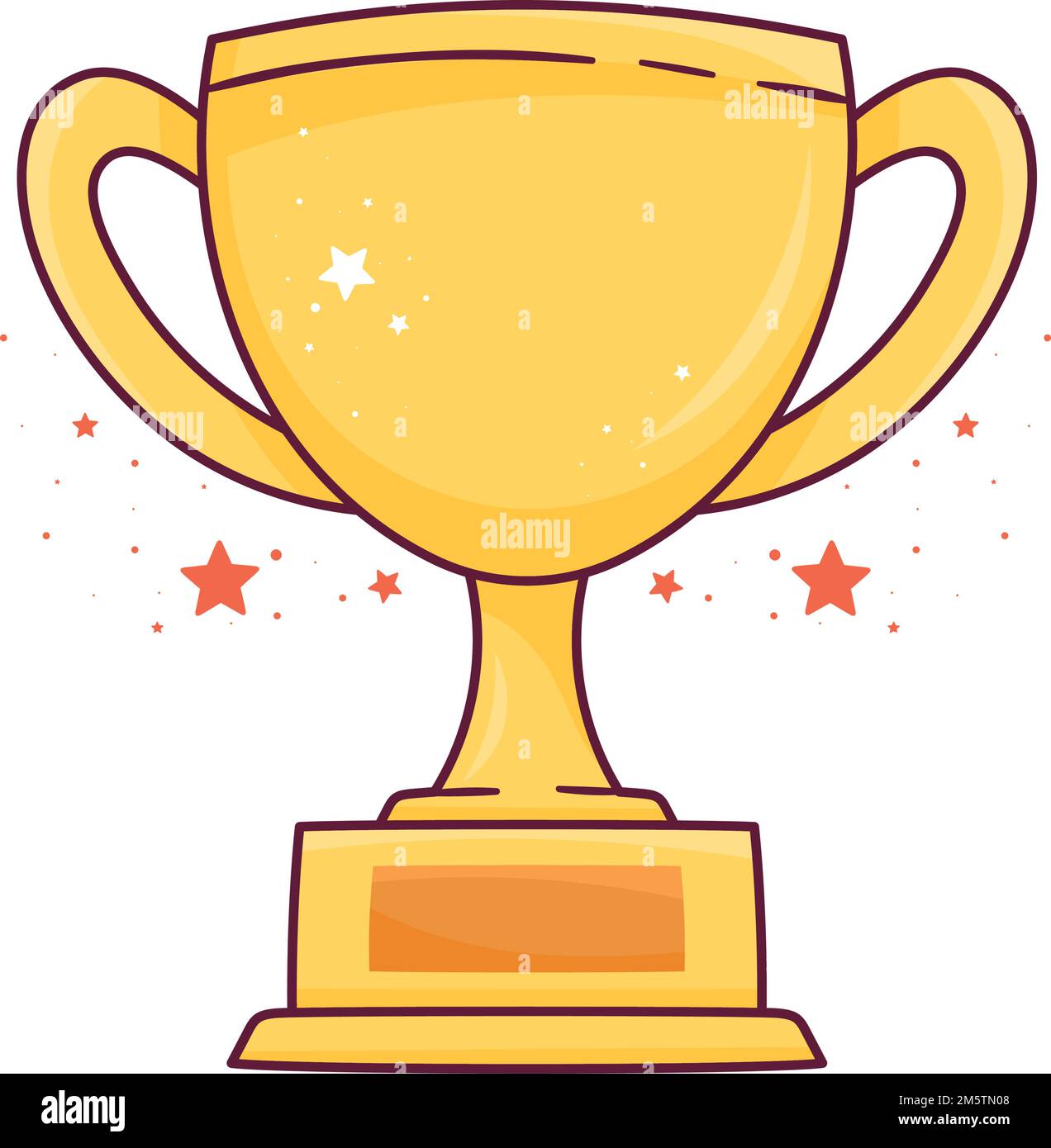 golden trophy cup award icon Stock Vector Image & Art - Alamy