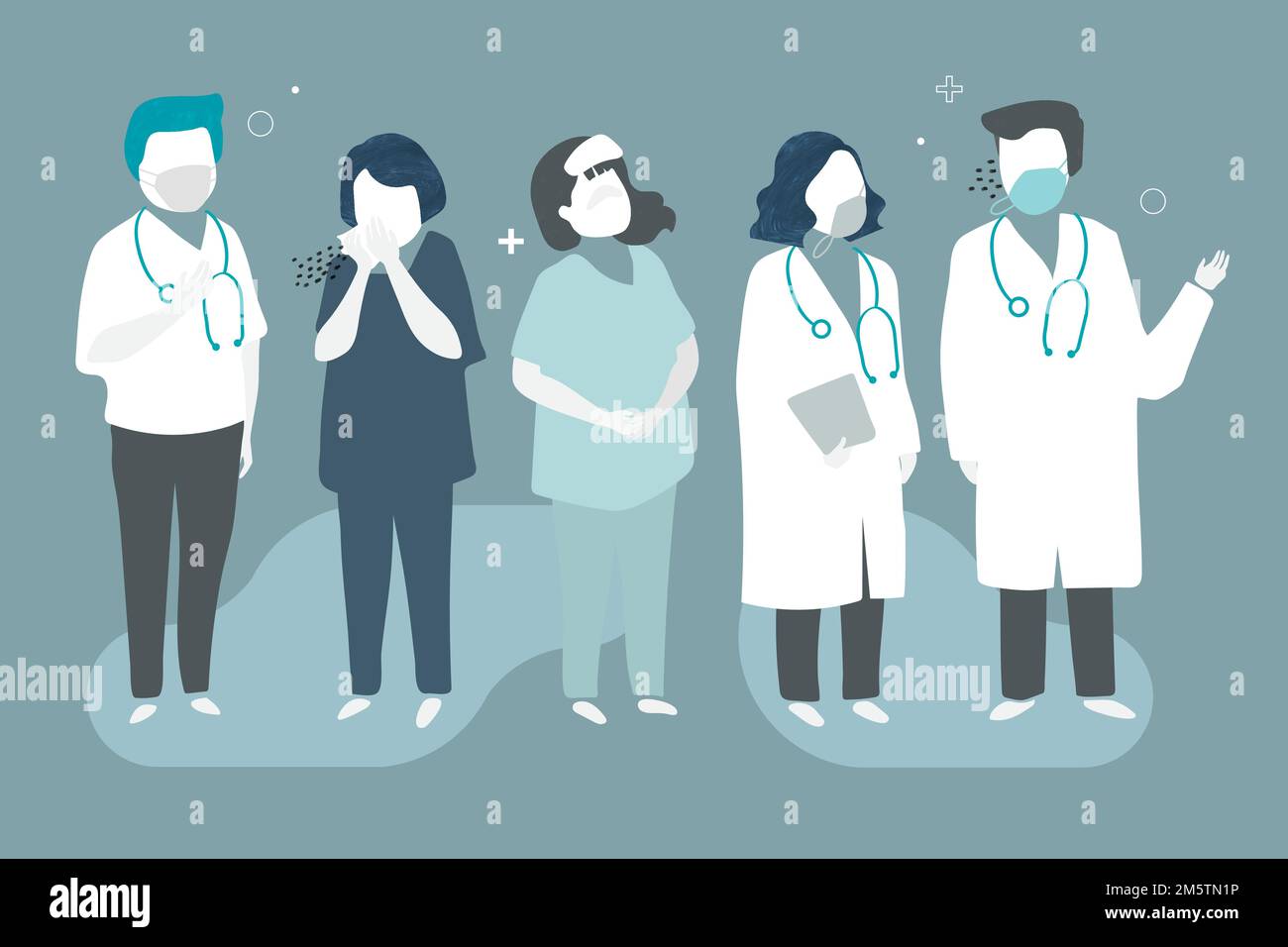 Patient Matching Vector Doctors and patients characters vector Stock Vector Image & Art - Alamy