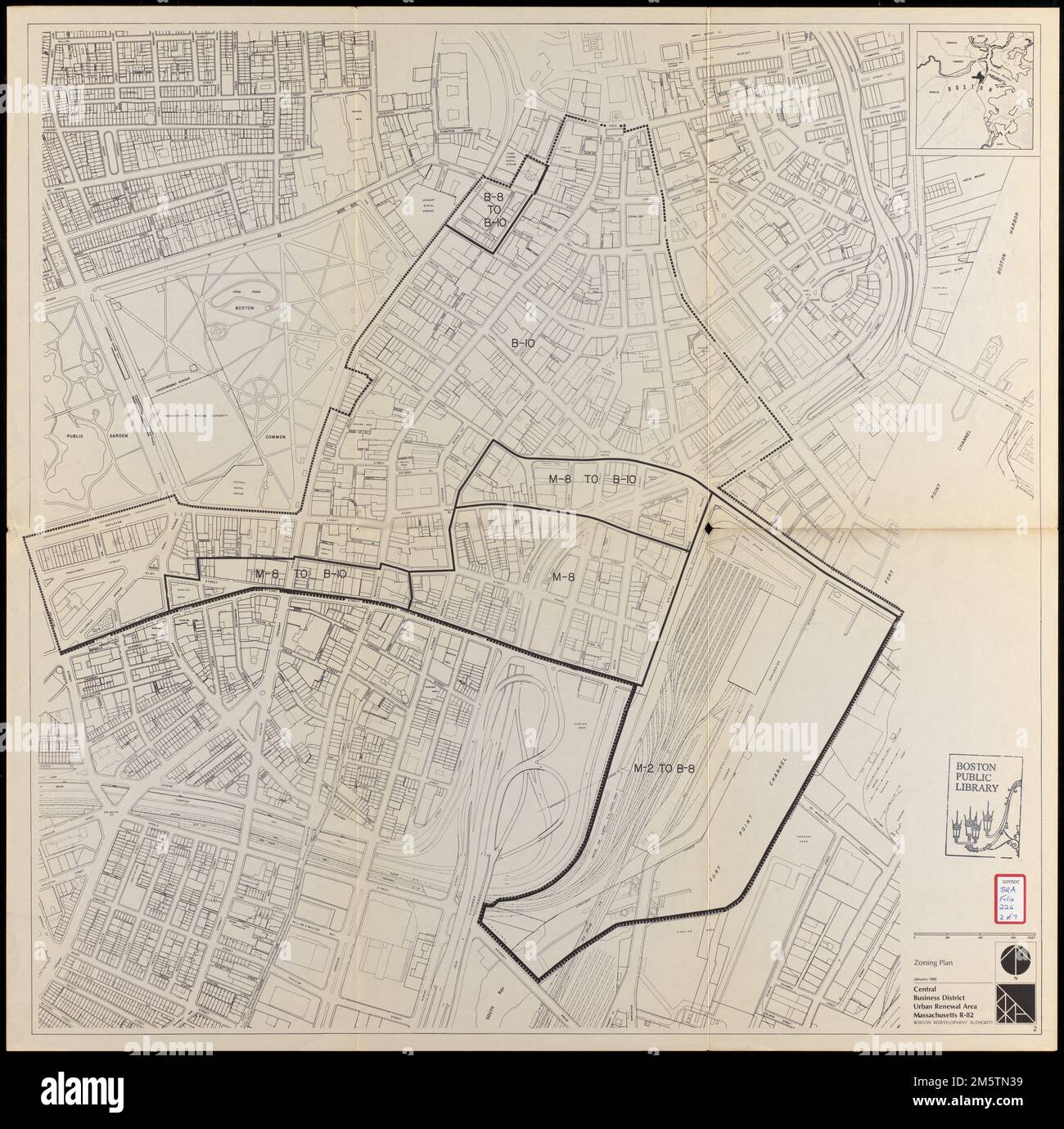 Central business district urban renewal area Massachusetts r82