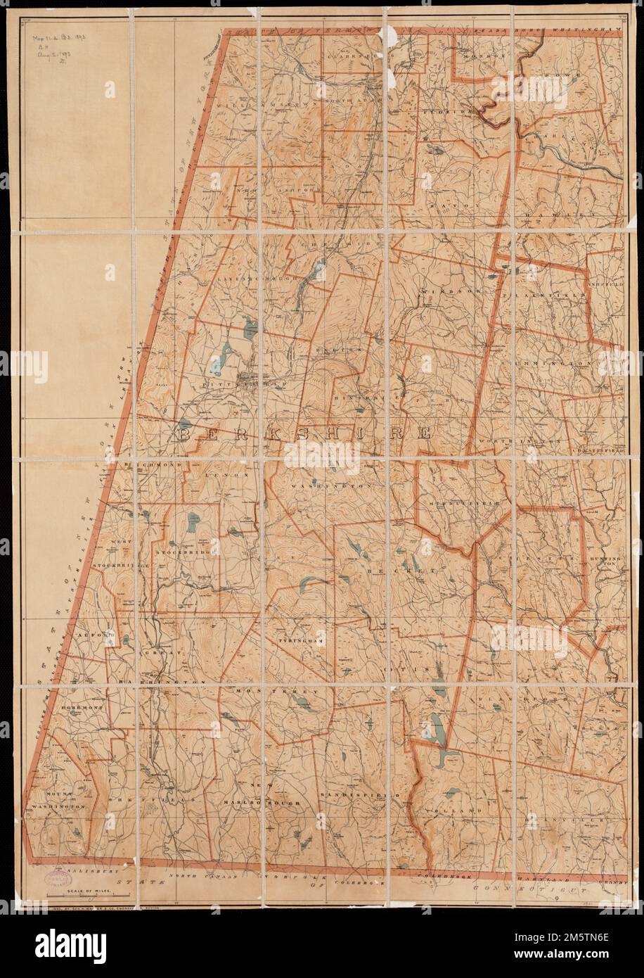 [Map of Berkshire County]. Covers also parts of Franklin, Hampshire