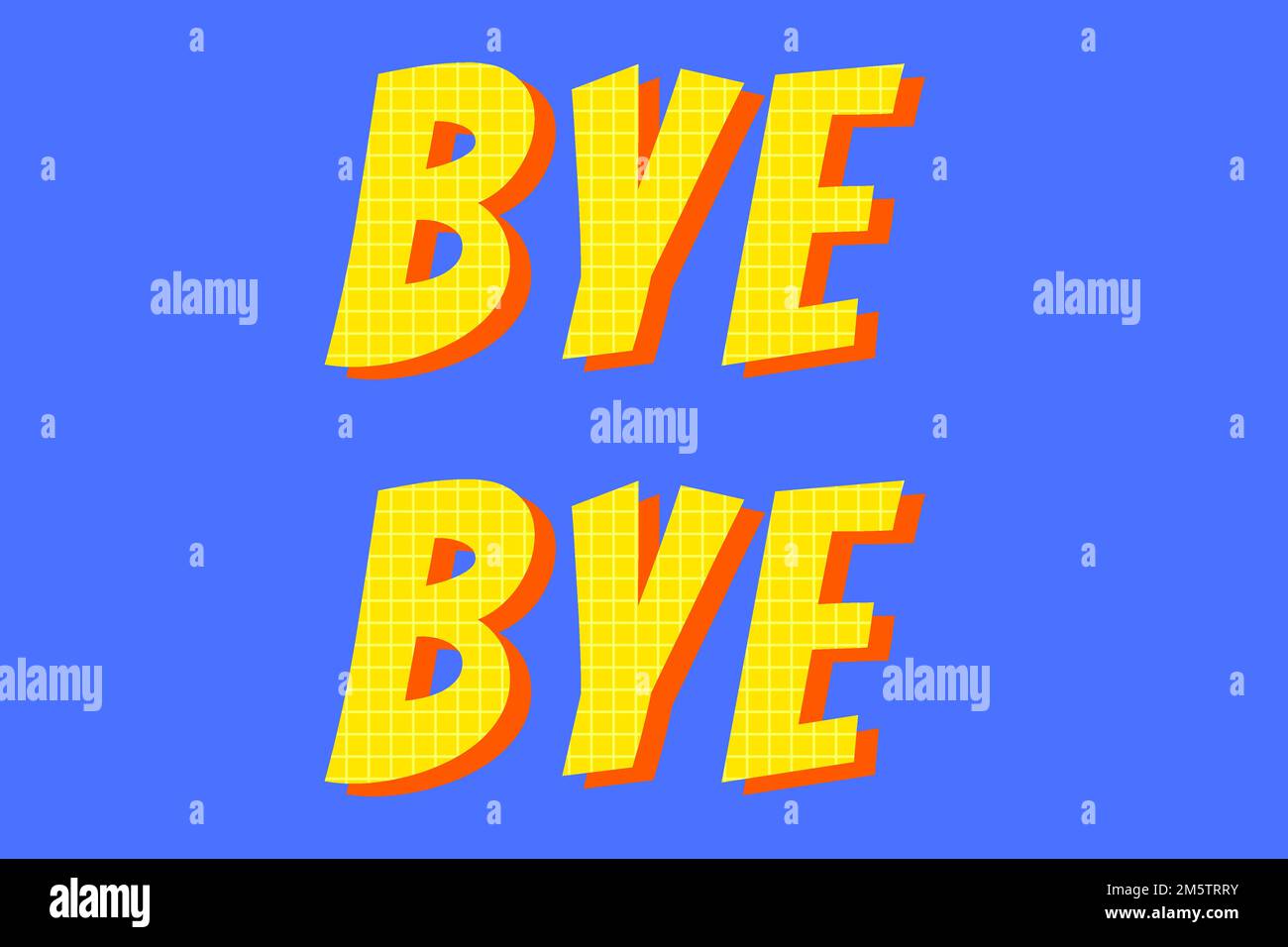 Bye bye word typography vector Stock Vector Image & Art Alamy