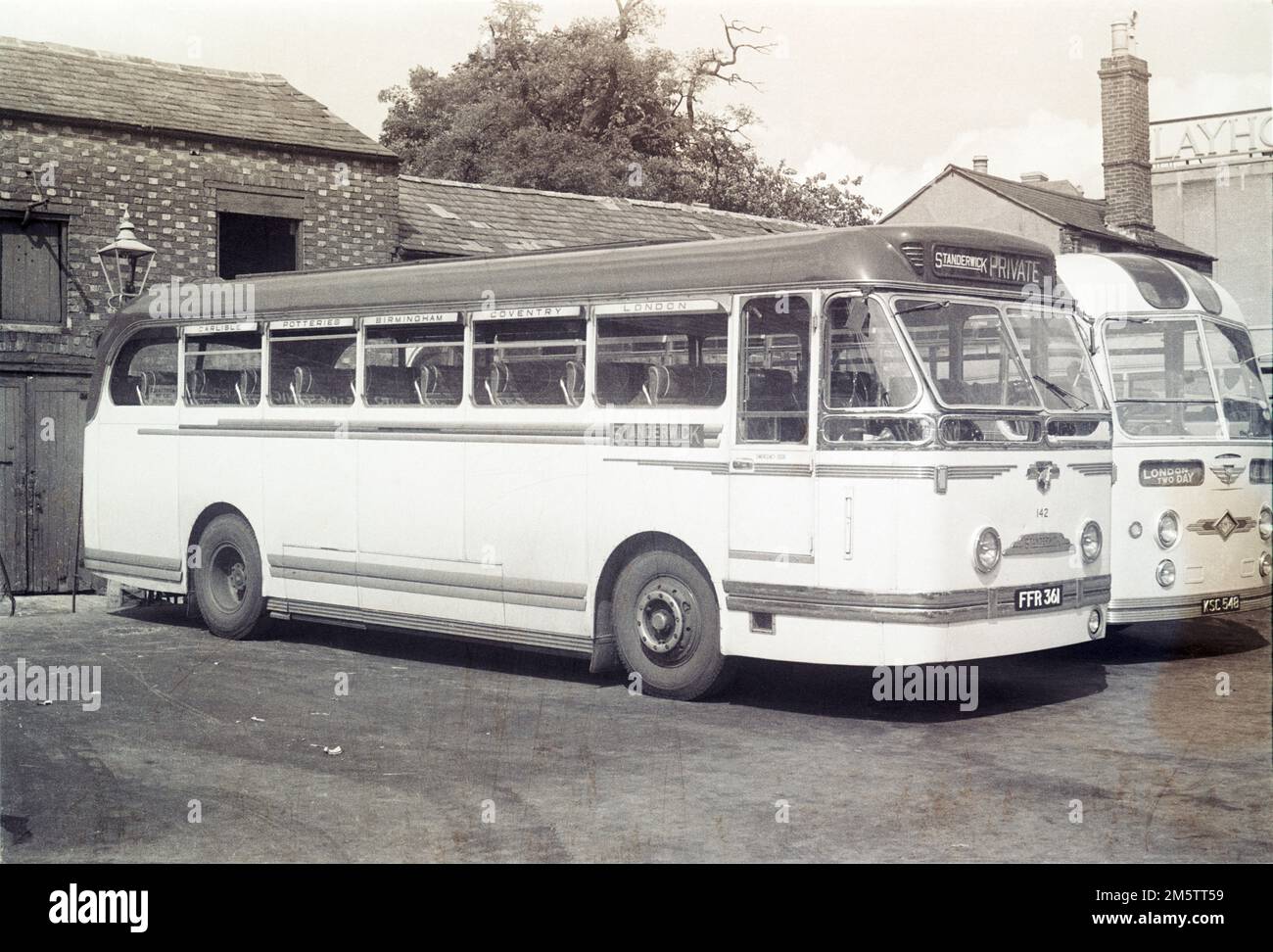 Standerwick Leyland Royal Tiger bus Stock Photo