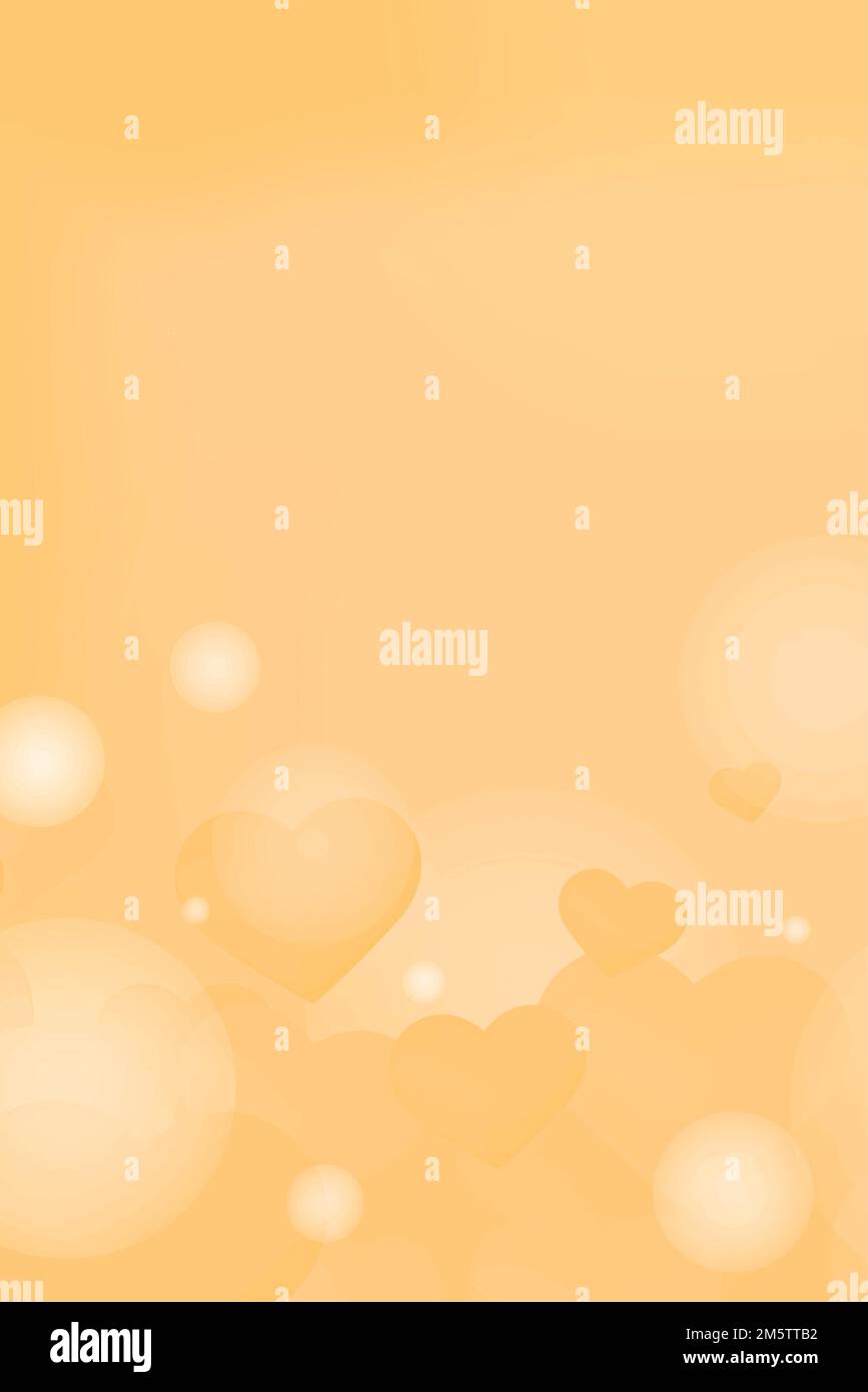 Vector heart bubble bokeh pattern background Stock Vector Image & Art ...