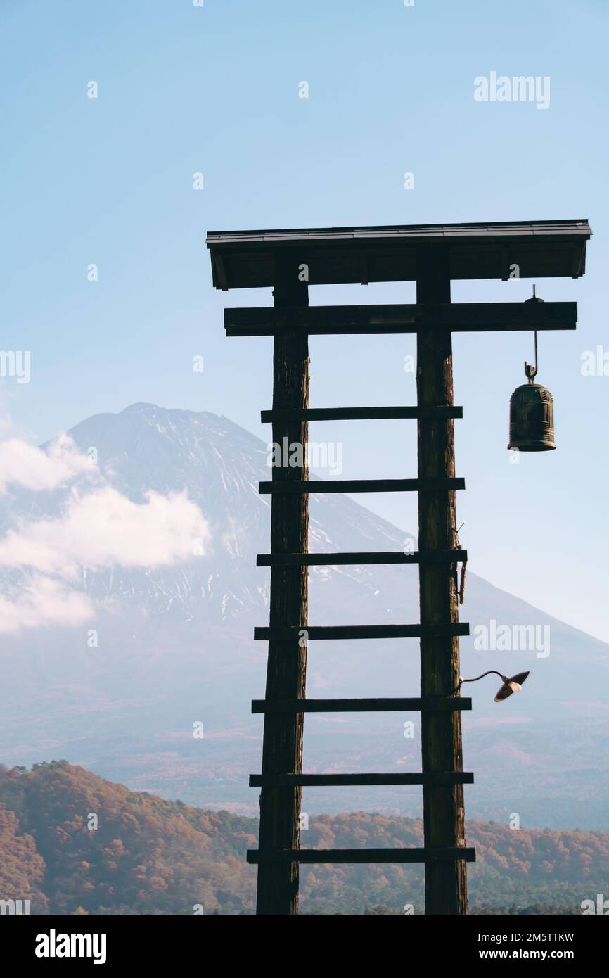 Scenic view of Mt Fuji Stock Photo