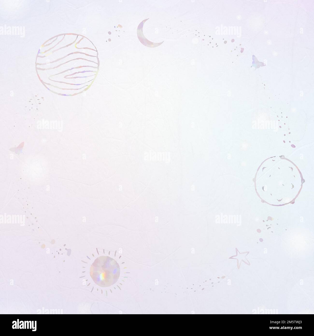 Vector starry border holography for kids Stock Vector Image & Art - Alamy