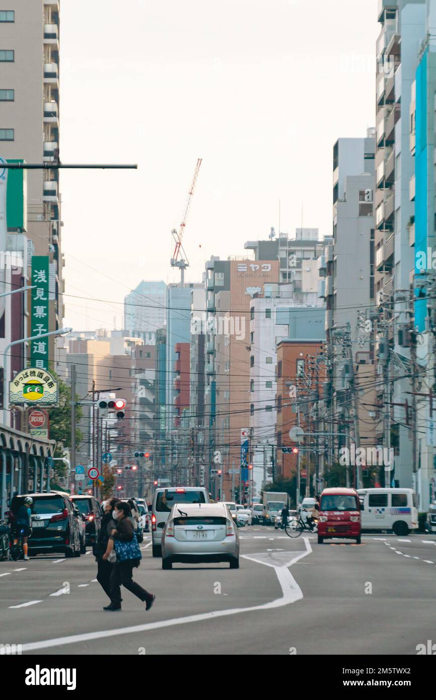 Scenes of Kappabashi Kitchen utensil town Stock Photo