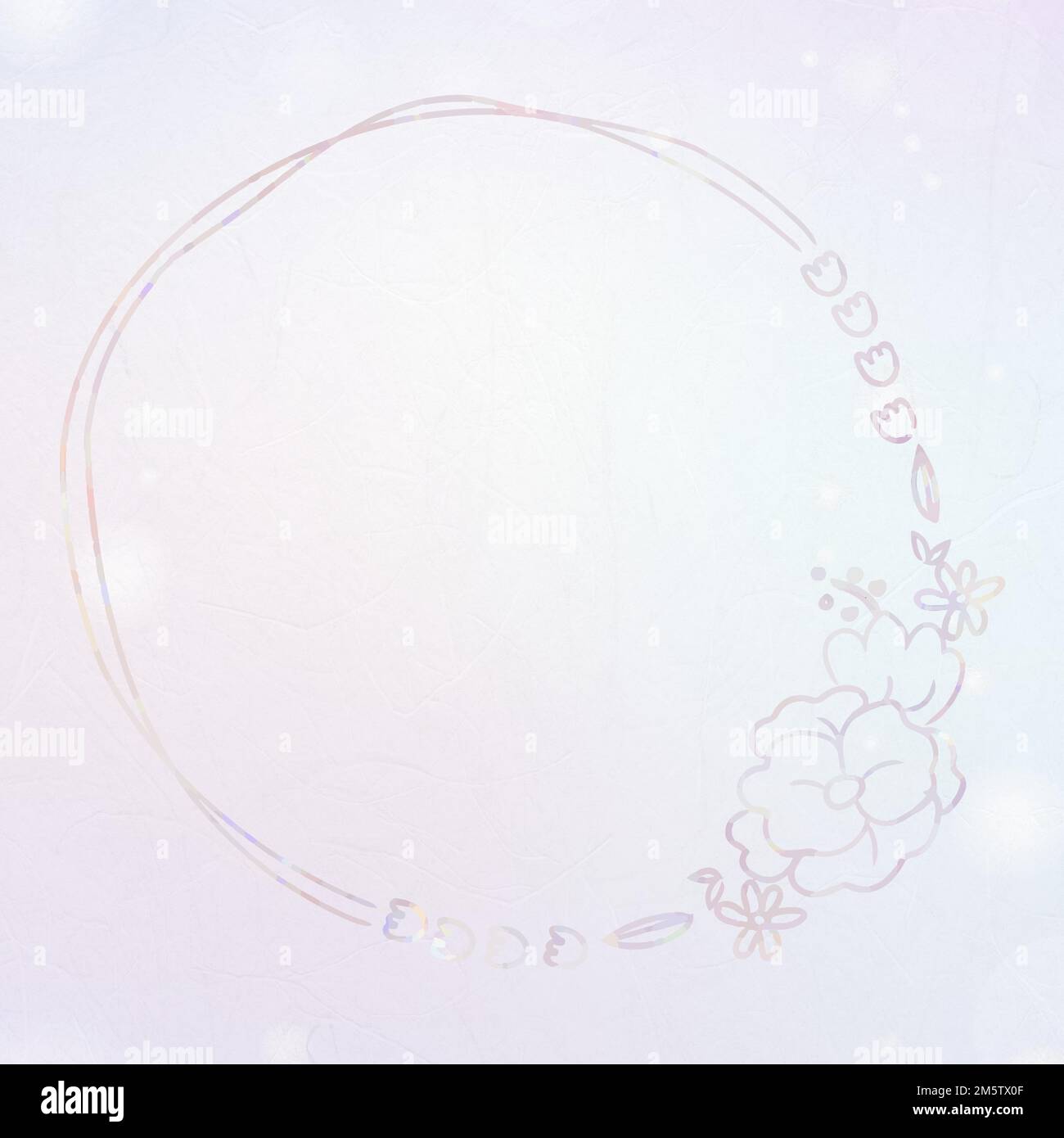Vector botanical frame holography effect Stock Vector Image & Art - Alamy