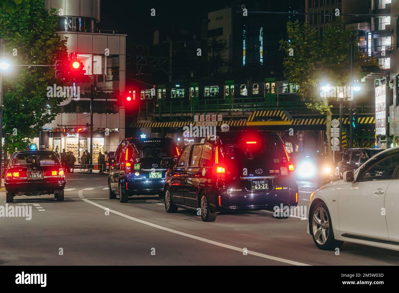 Tokyo city traffic Stock Photo