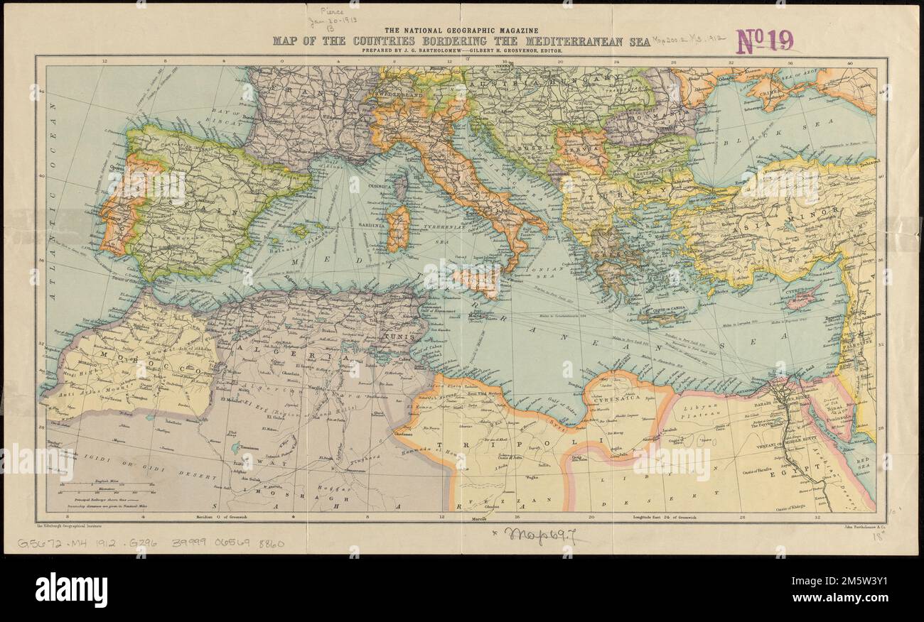 Countries Bordering the Mediterranean Sea