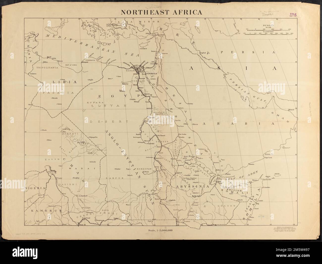 Africa regions political map hi-res stock photography and images - Alamy