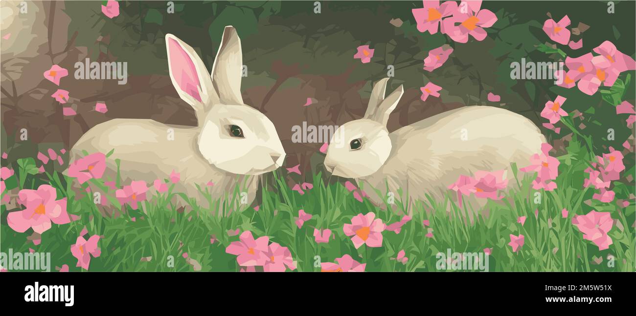 Spring flowers in a jug Stock Vector Images - Alamy