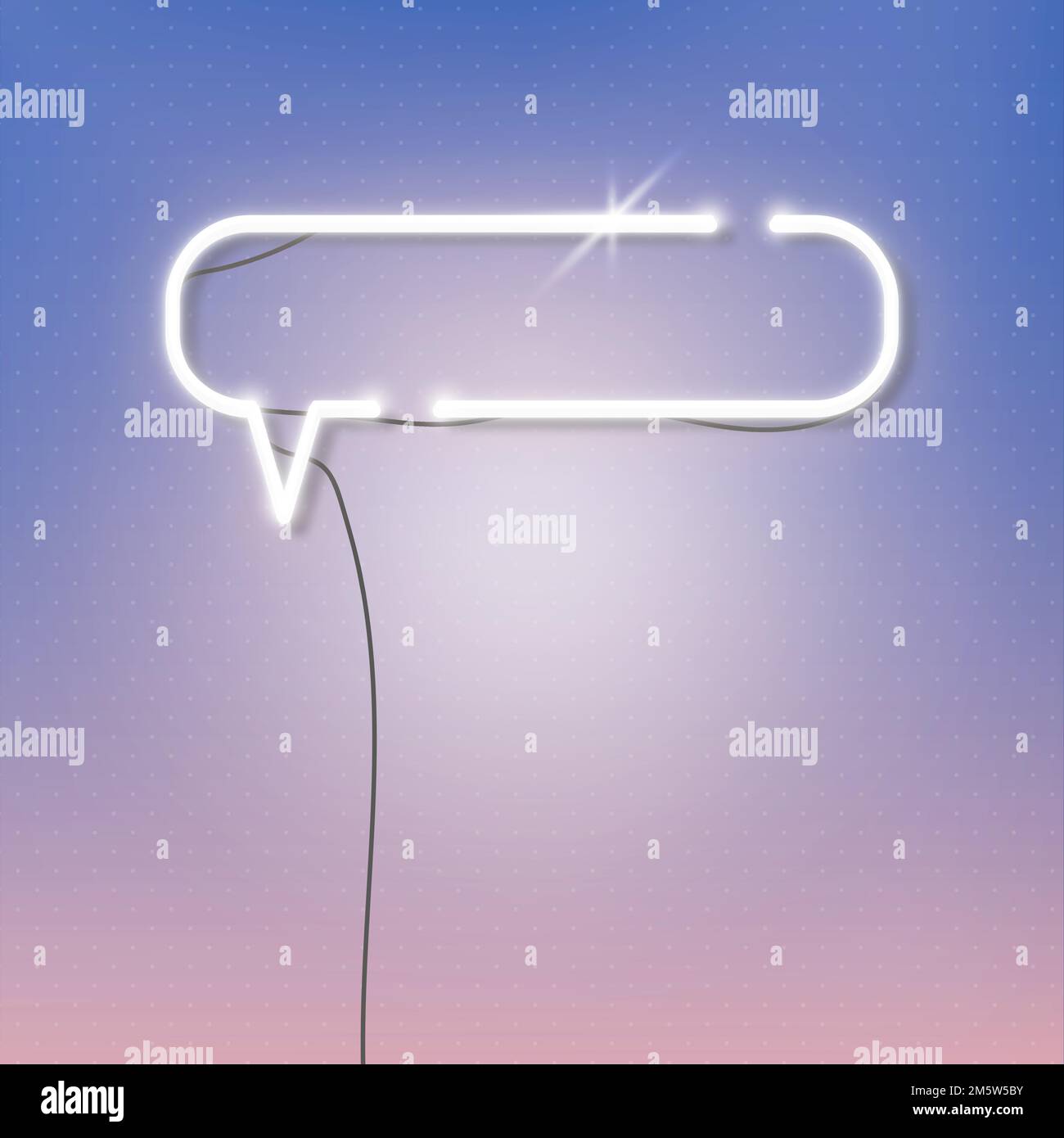 White speech balloon background vector Stock Vector