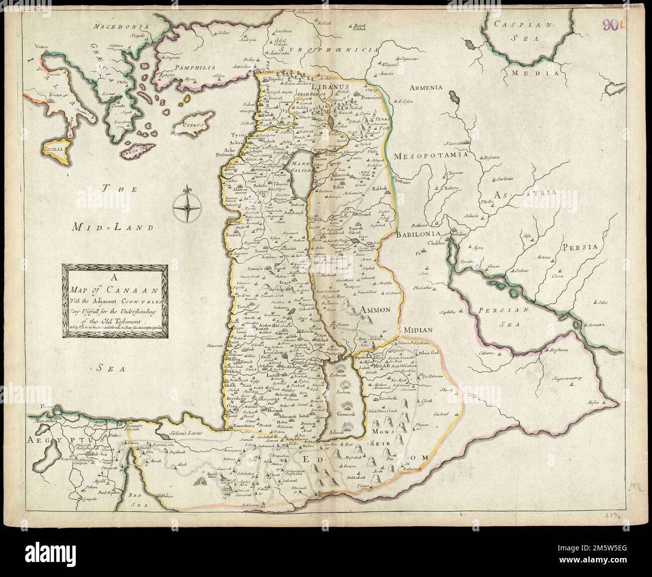 Tribal Allotments of the Promised Land – Bible Mapper Atlas