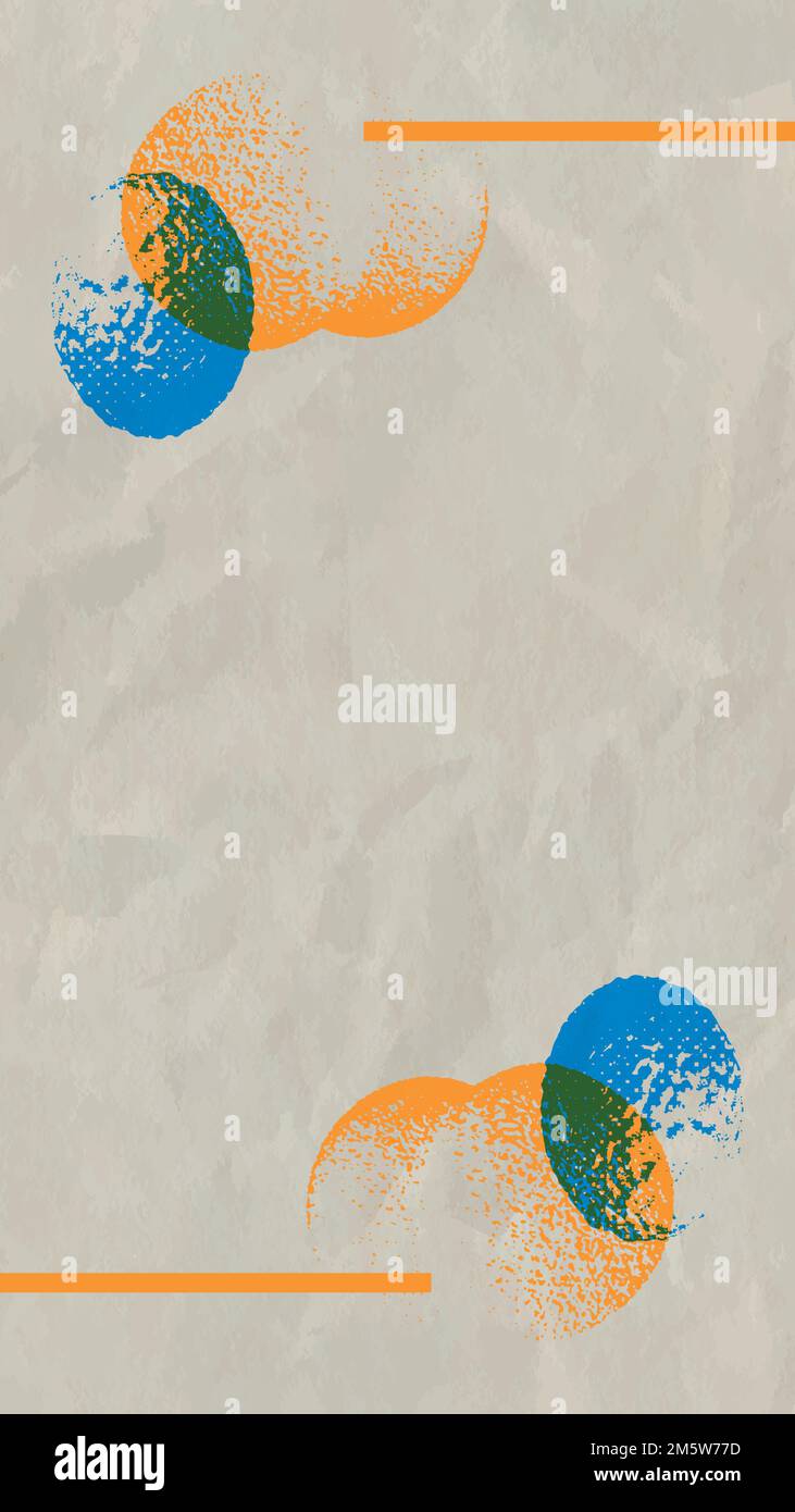 Halftone coronavirus cells on a beige background Stock Vector