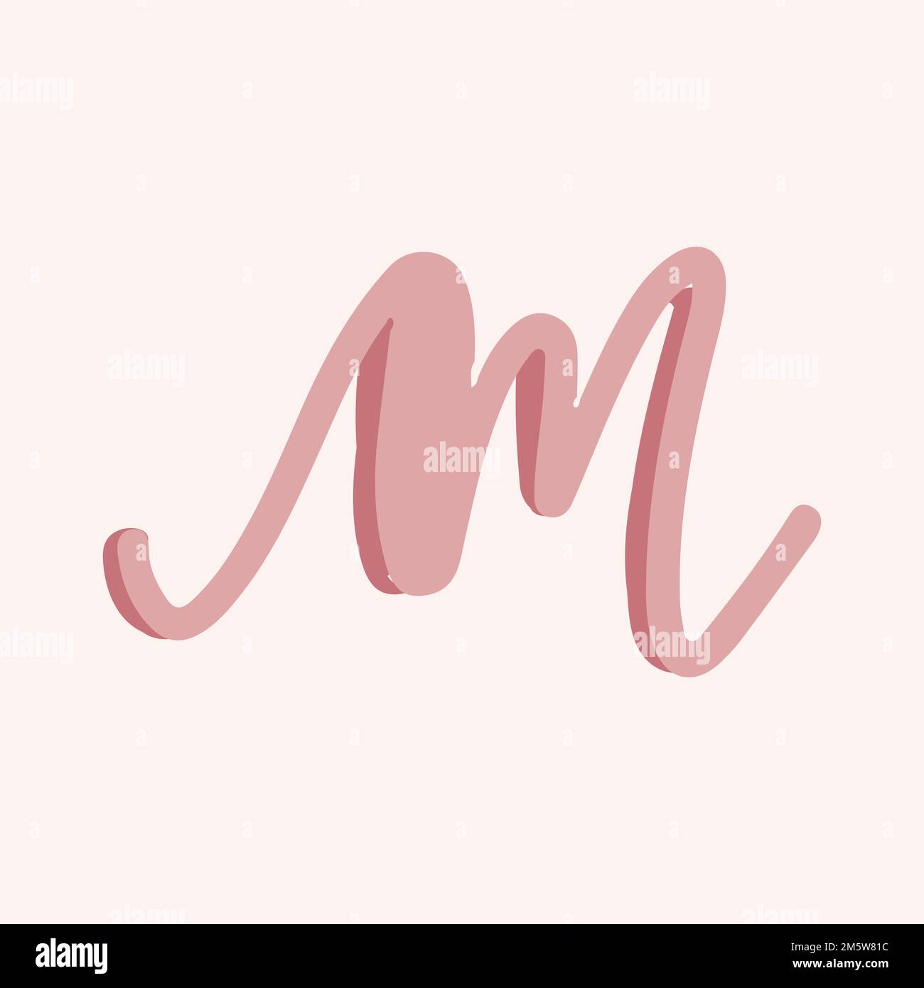 Letter M doodle typography vector Stock Vector Image & Art - Alamy