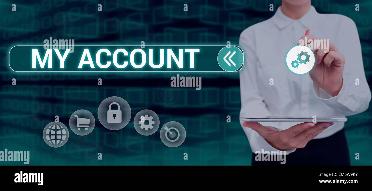 Handwriting text My Account. Business idea If something is said to be ...