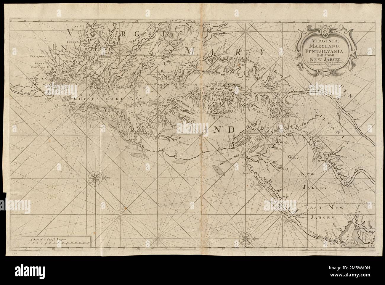 Virginia, Maryland, Pennsilvania, east & west New Jarsey. Nautical