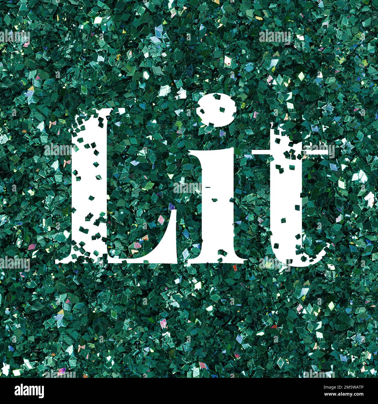 Vector lit glitter word text typography Stock Vector Image & Art Alamy