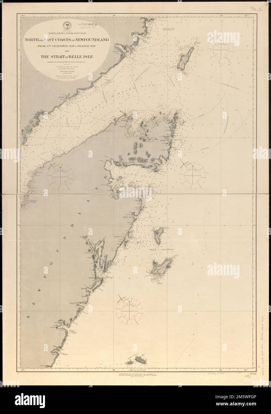 North Americanorth east coast, north and east coasts of Newfoundland