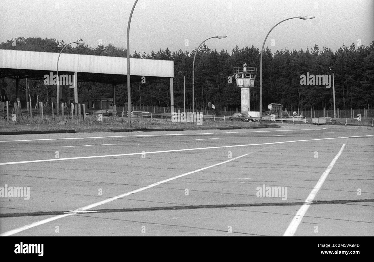 Gdr border control tower Black and White Stock Photos & Images - Alamy