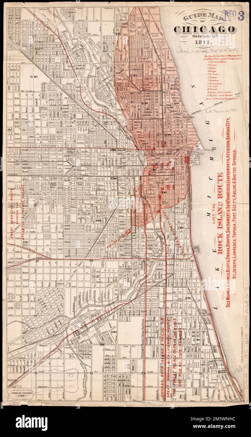 Great Chicago Fire Map