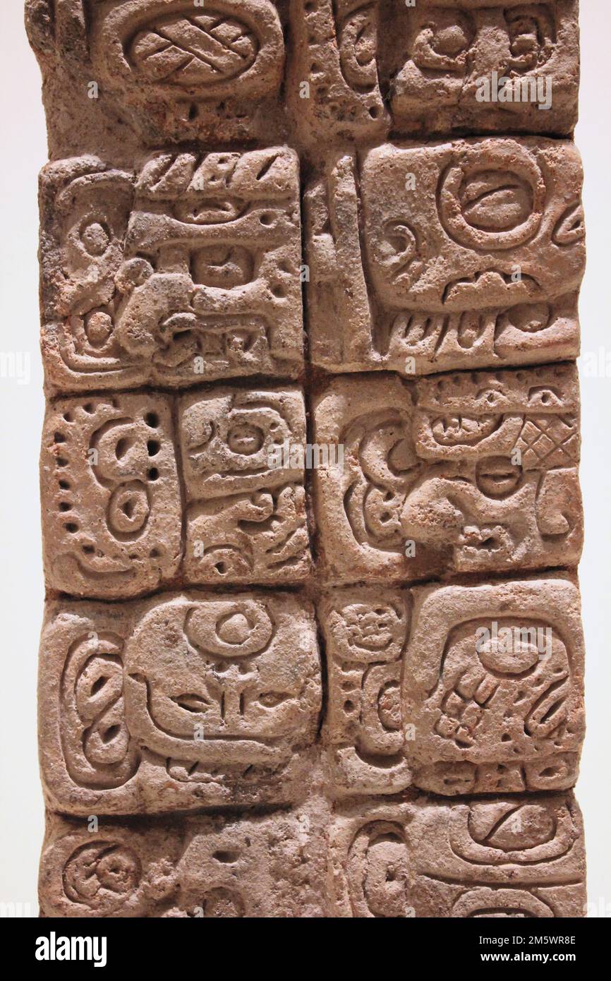 Mayan Glyphs Stock Photo