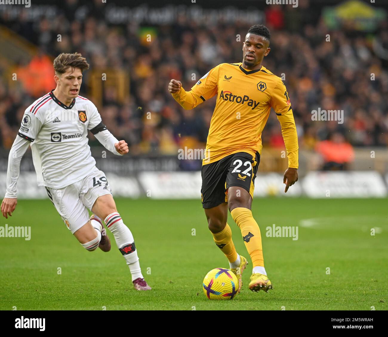 Nélson Semedo #22 of Wolverhampton Wanderers in action during the 