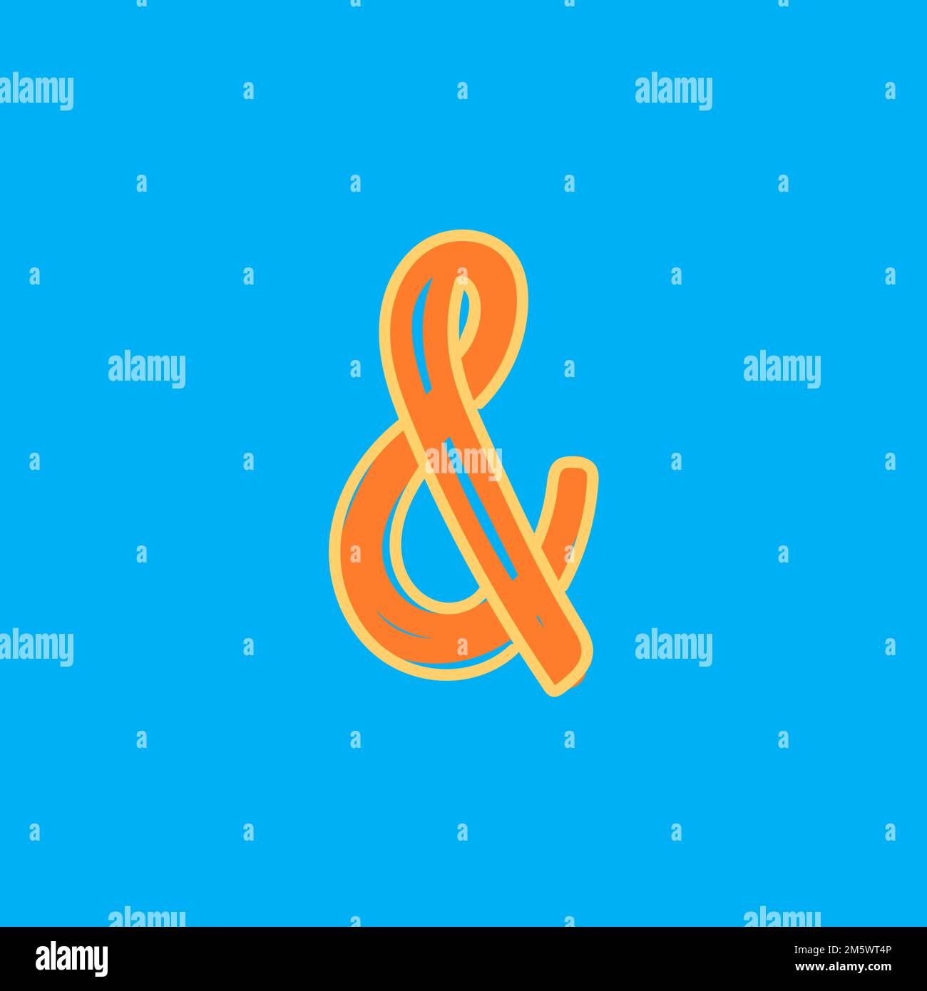 Vector ampersand sign hand drawn typography Stock Vector Image & Art - Alamy