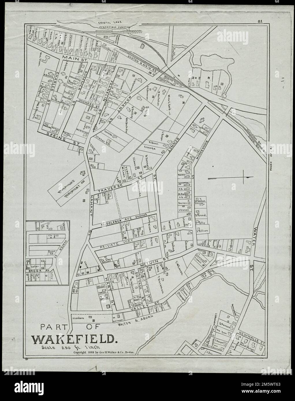 Part of Wakefield [Massachusetts]. Map is presumed to be a sheet (page