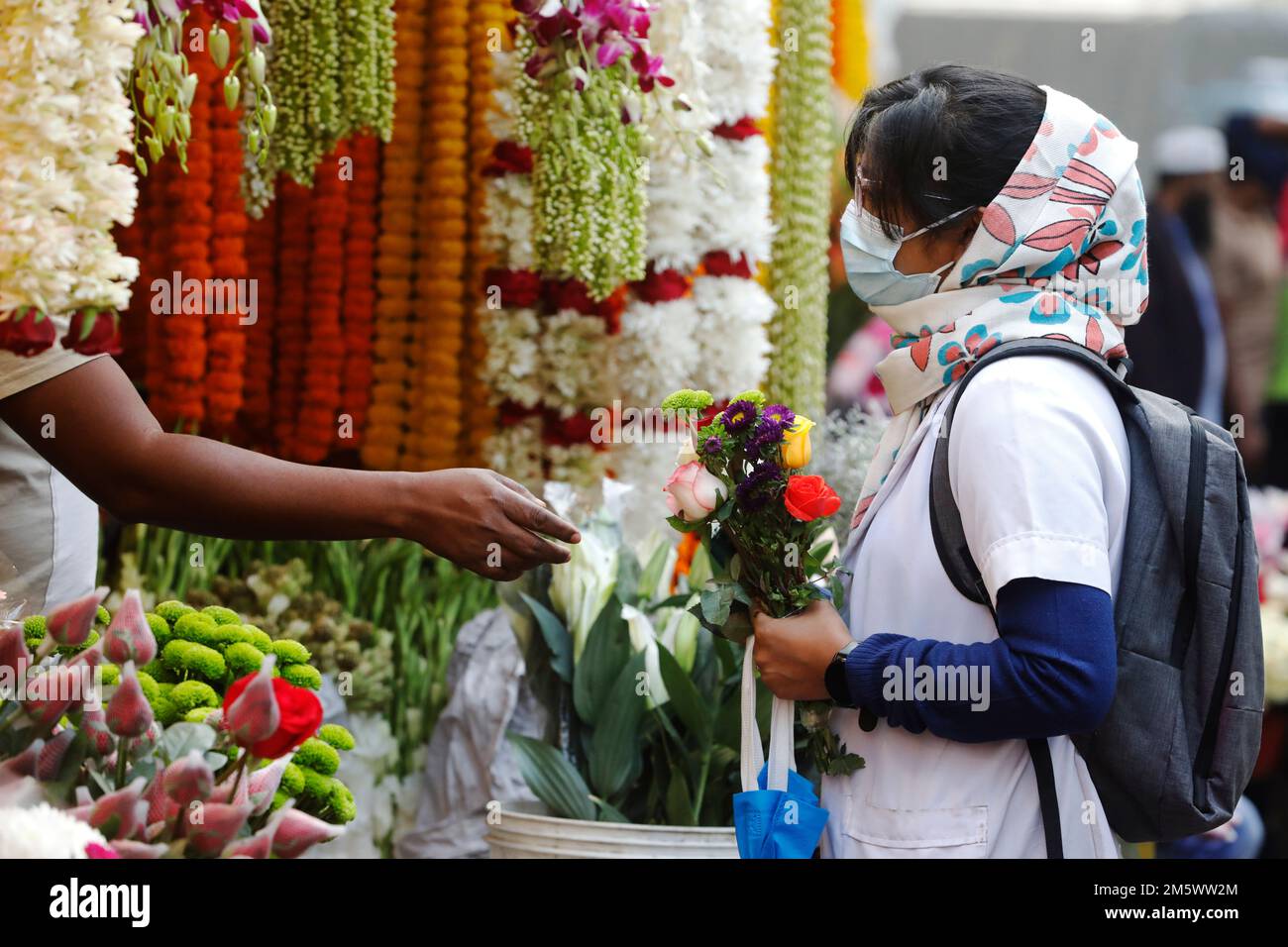 Dhaka, Bangladesh December 31, 2022 Many people come at Shahbagh in