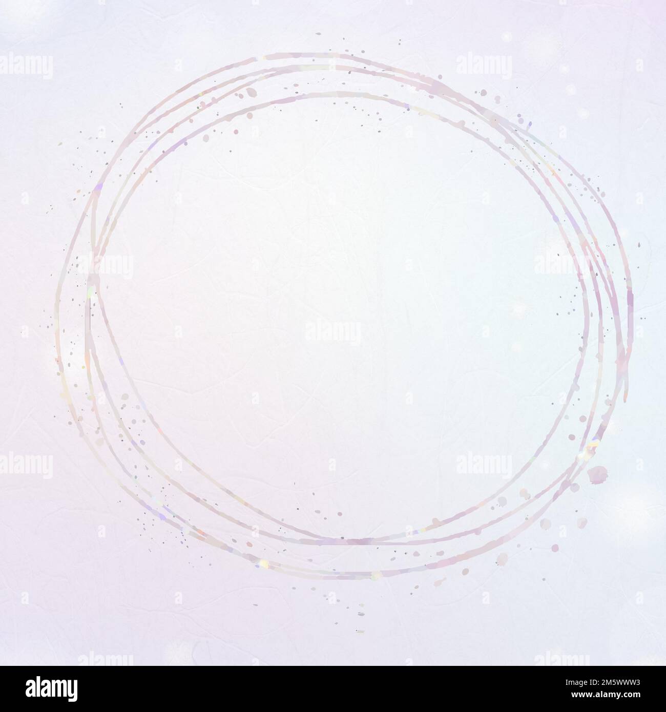 Vector round border holography effect Stock Vector Image & Art - Alamy