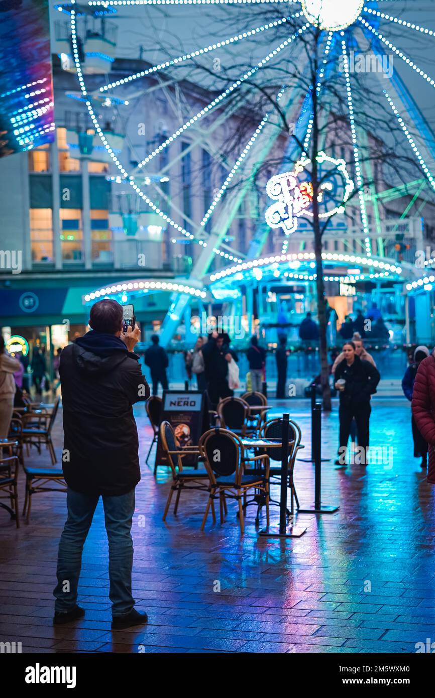 Sheffield Christmas Markets, Sheffield, England, UK Stock Photo Alamy