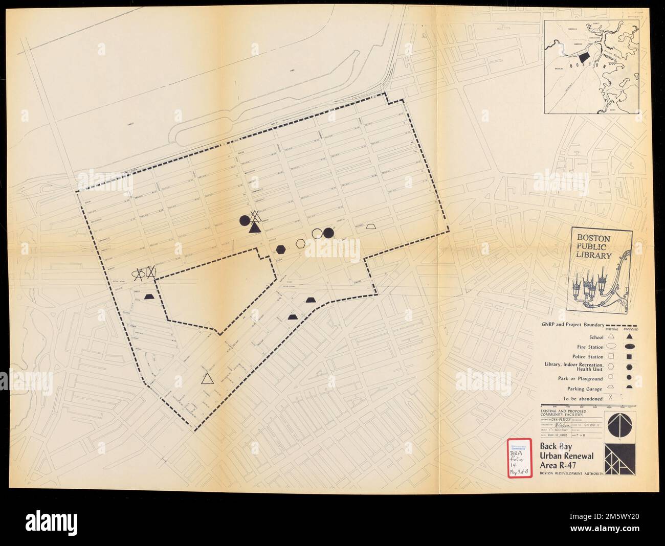 Back Bay urban renewal area r-47 : existing and proposed community 