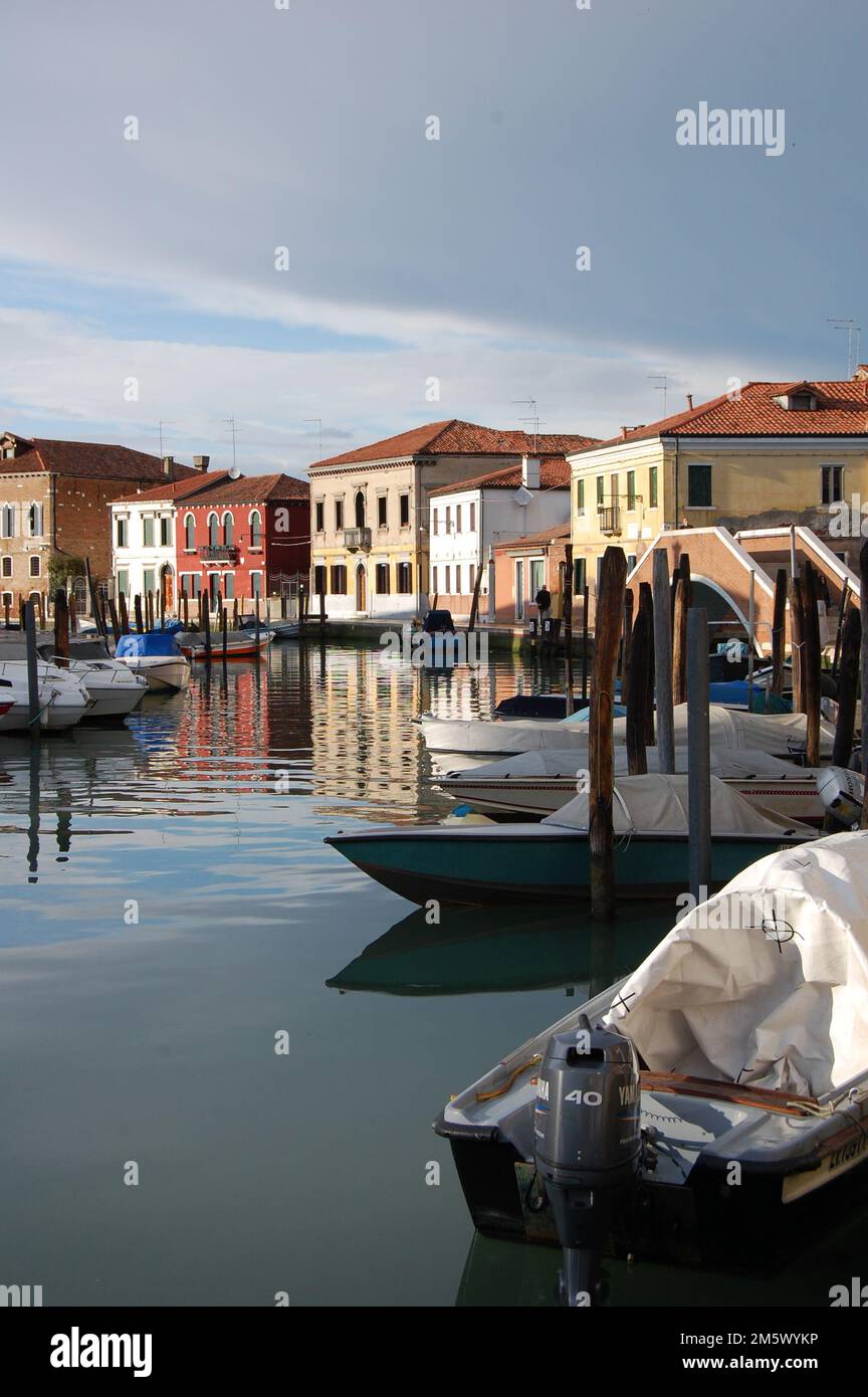 Reflection burano colorful historical hi-res stock photography and ...