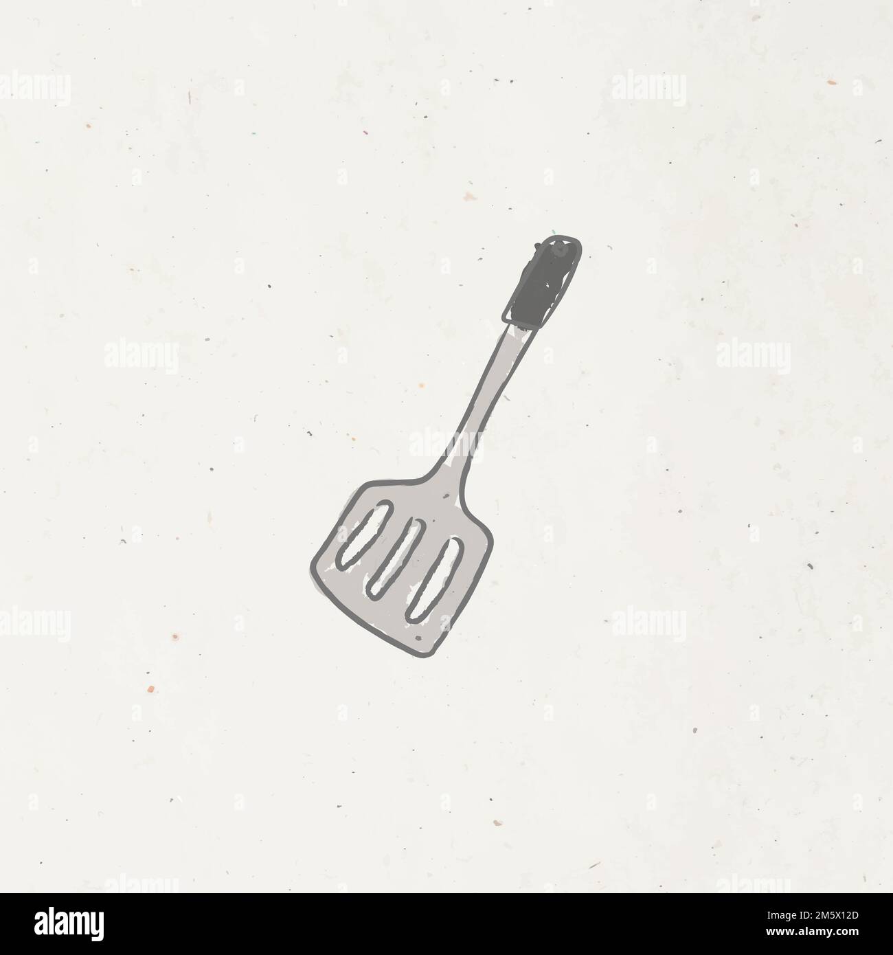 Doodle kitchen spatula vector Stock Vector Image & Art Alamy